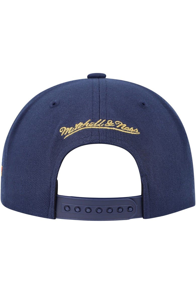 Men's Mitchell & Ness Navy Boston Red Sox Champ'd Up Snapback Hat, Alternate, color, Navy