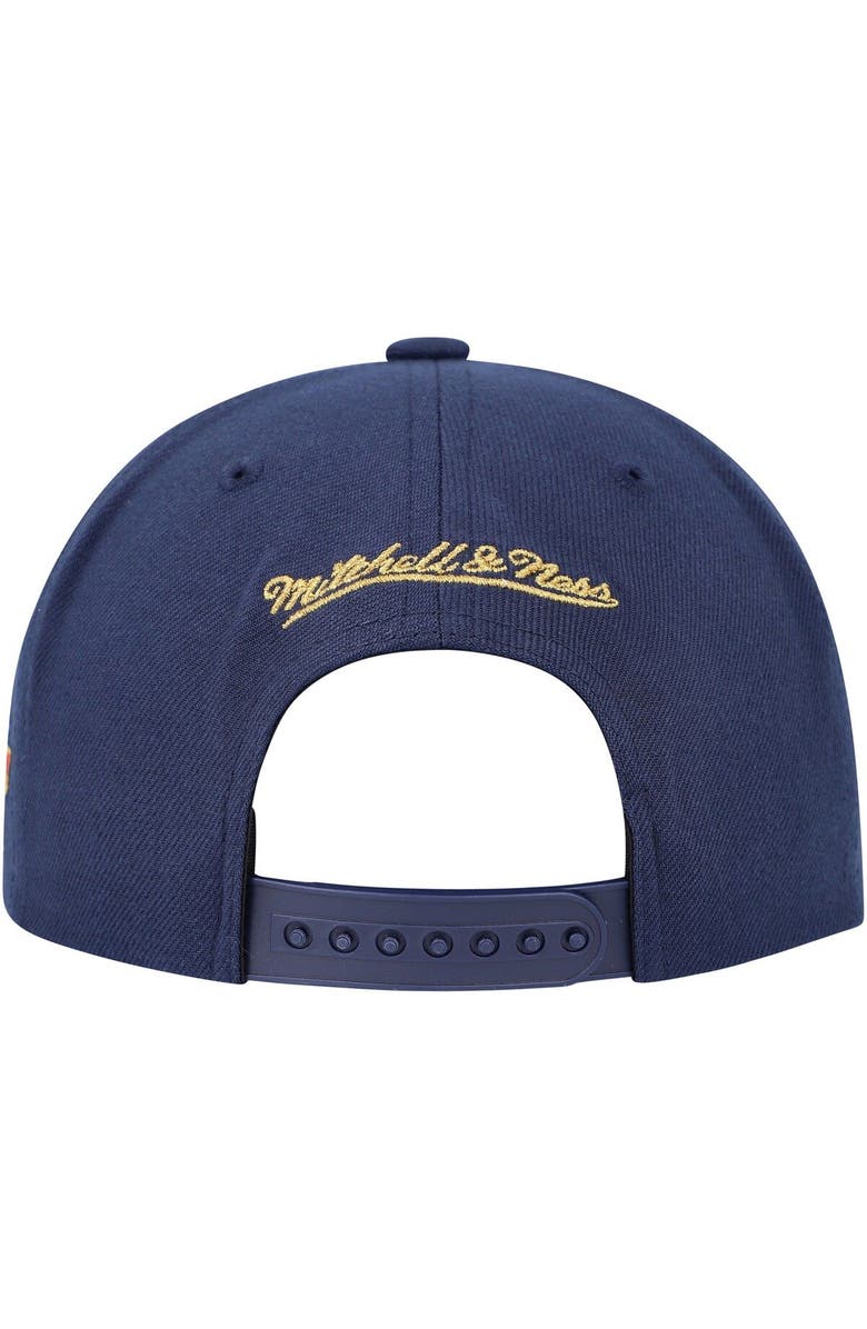 Mitchell & Ness Men's Mitchell & Ness Navy Boston Red Sox Champ'd Up Snapback Hat, Alternate, color, 