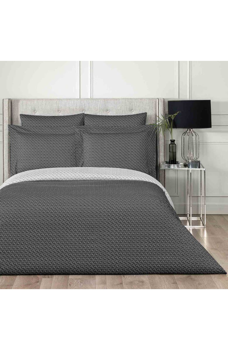 Togas Kenneth Duvet Cover, Main, color, Black