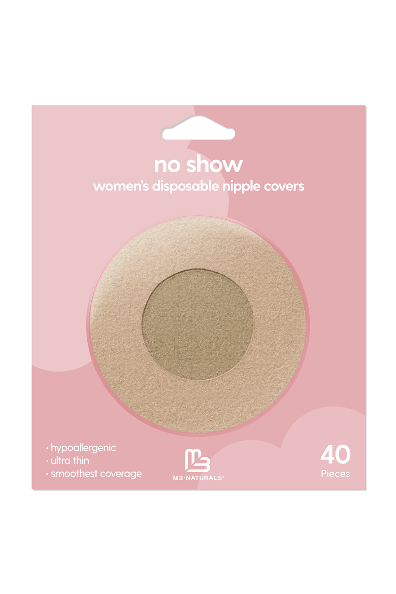 No-Show Disposable Nipple Covers, 40ct, Main, color, None