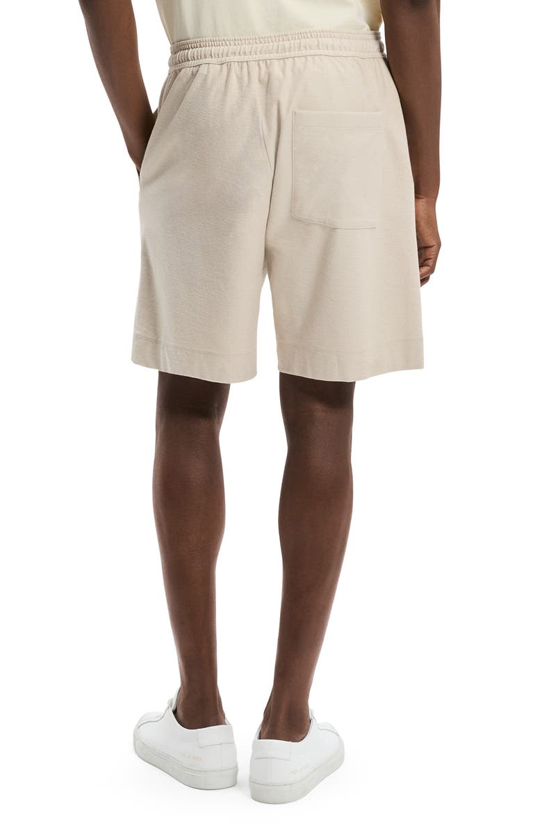 Theory Cotton Terry Cloth Drawstring Shorts, Alternate, color,