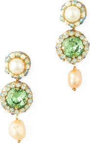 Deepa Gurnani Mukta Drop Earrings