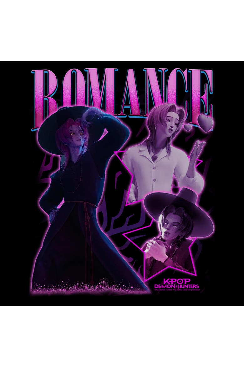 Men's Romance Saja Collage T-Shirt, Alternate, color, Black