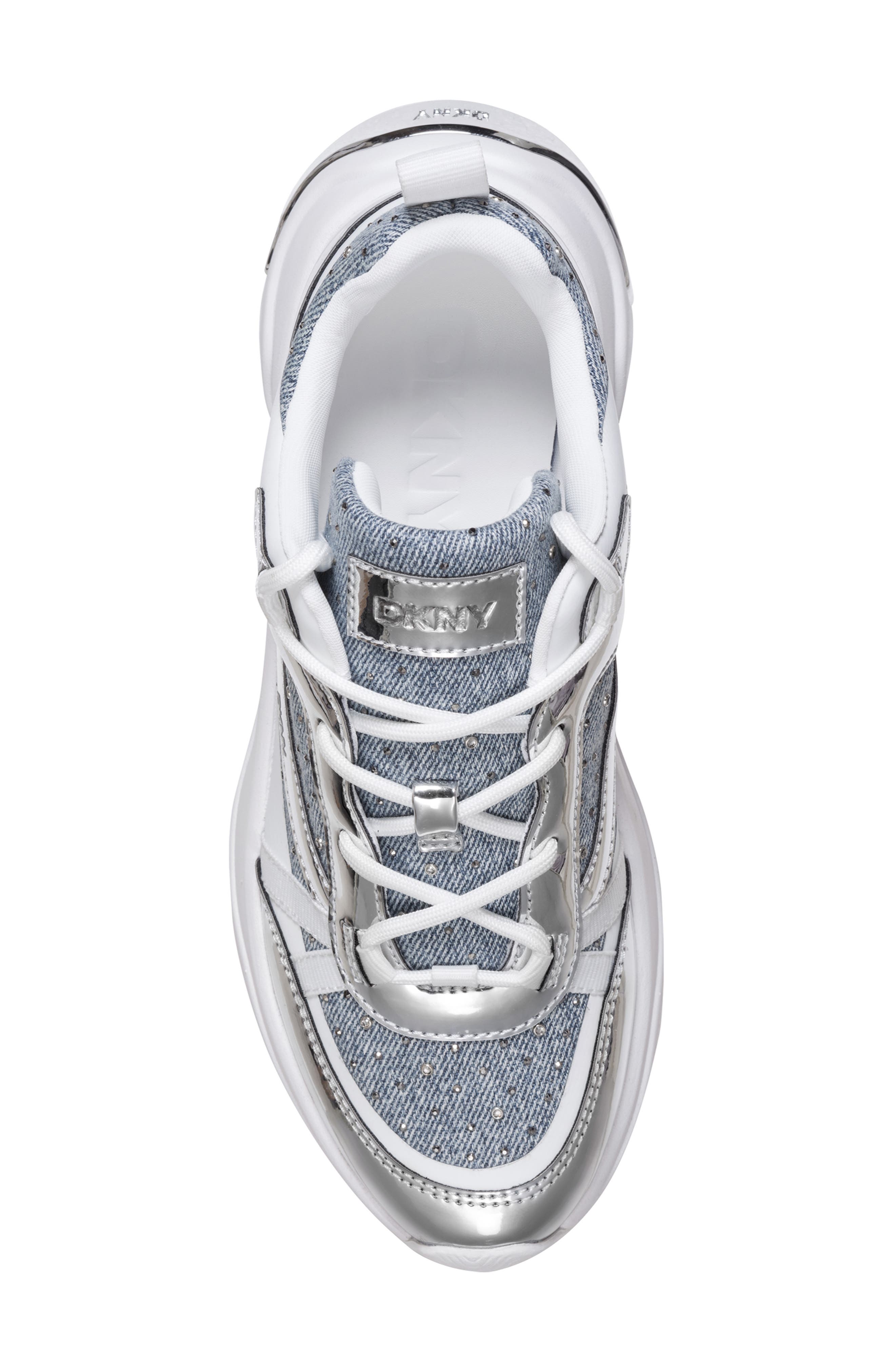 DKNY Juna Sneaker, Alternate, color, Light Blue