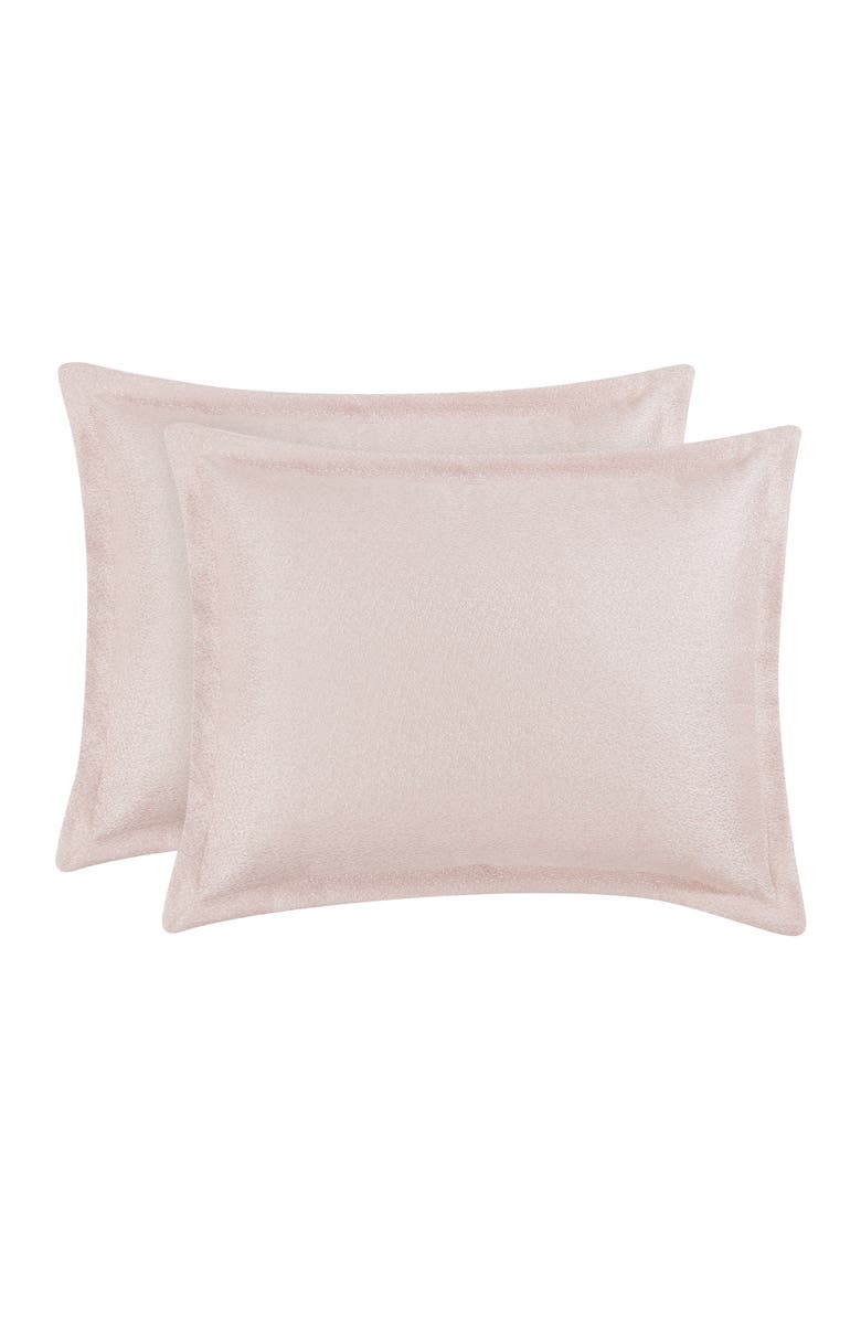 LUSH DECOR Raindrop Comforter Set, Alternate, color, Blush