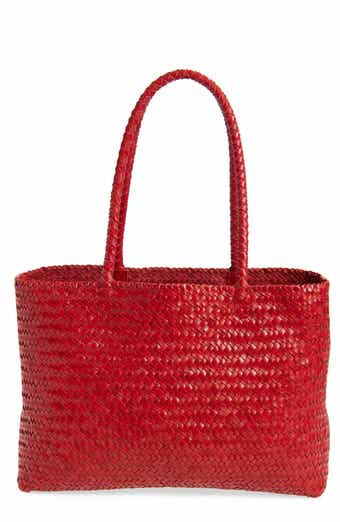 Madewell Handwoven Leather Tote