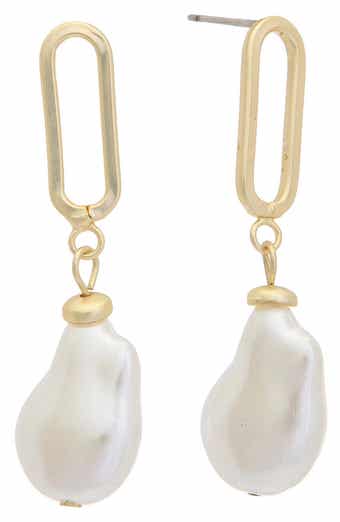 Juvell Cultured Pearl Drop Earrings