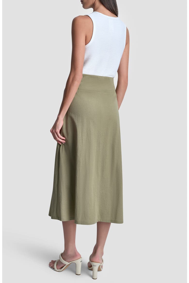 Arid A-Line Knit Midi Skirt, Alternate, color, FATIGUE