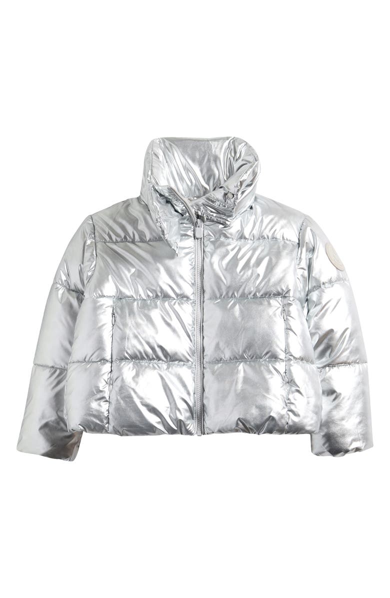 Save The Duck Kids' Dyla Puffer Jacket, Main, color, Silver