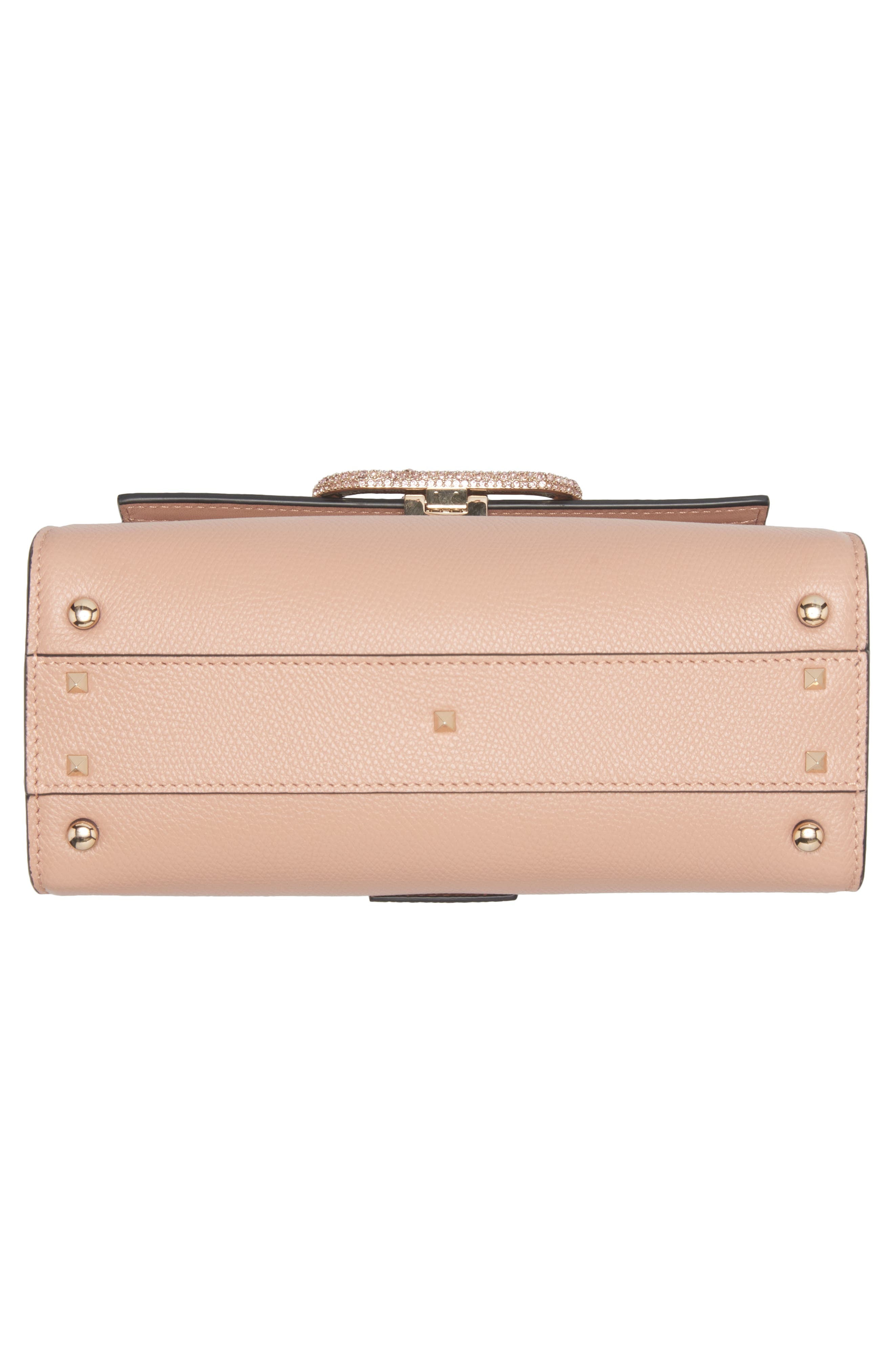 Valentino Garavani Small VSling Leather Top Handle Bag, Alternate, color, 