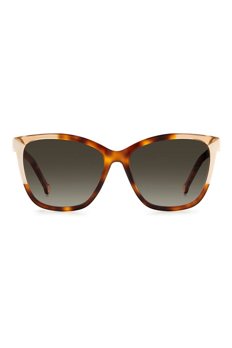 58mm Rectangular Sunglasses, Main, color, 0C1H-HA