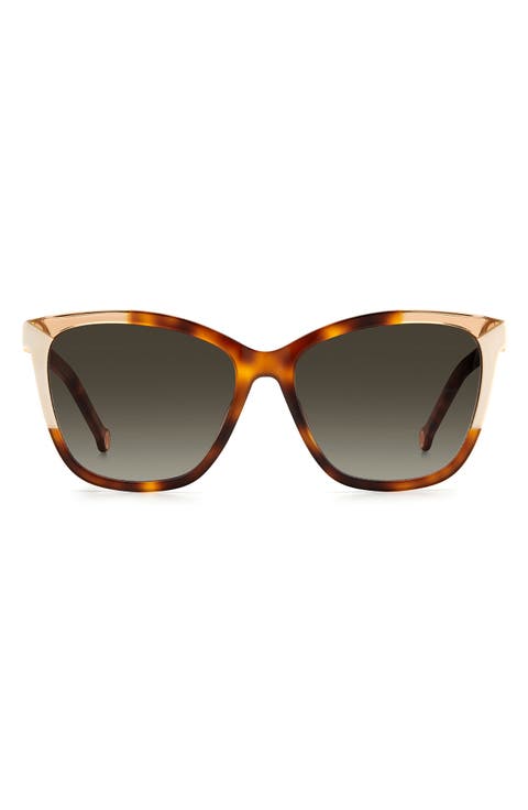 58mm Rectangular Sunglasses