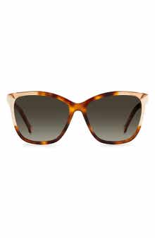 58mm Rectangular Sunglasses