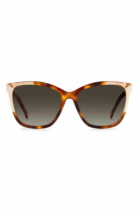 58mm Rectangular Sunglasses