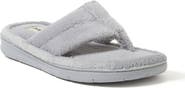 Dearfoams Wrenley Terry Thong Flip Flop Slipper