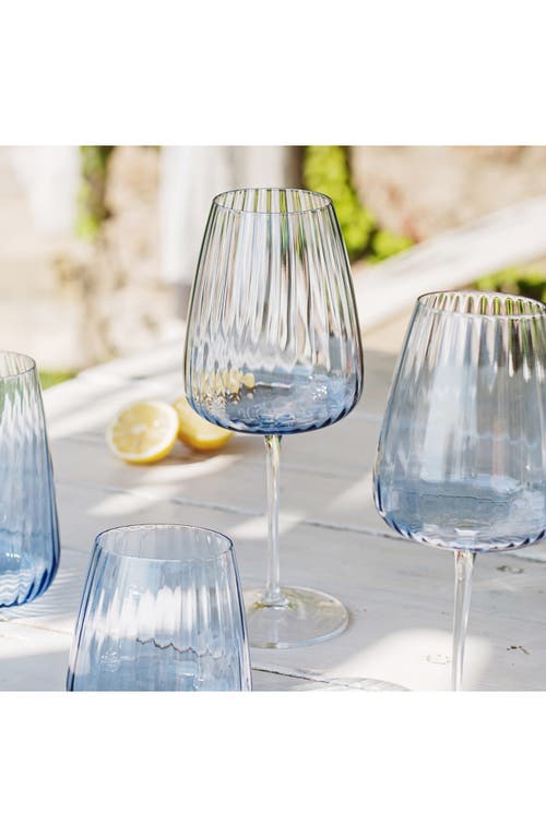Vietri Francesca Wine Glass In Blue