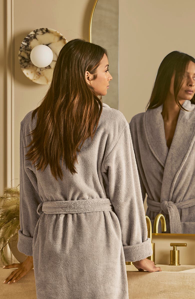 Boll & Branch Turkish Ultraplush Robe, Alternate, color, Oak