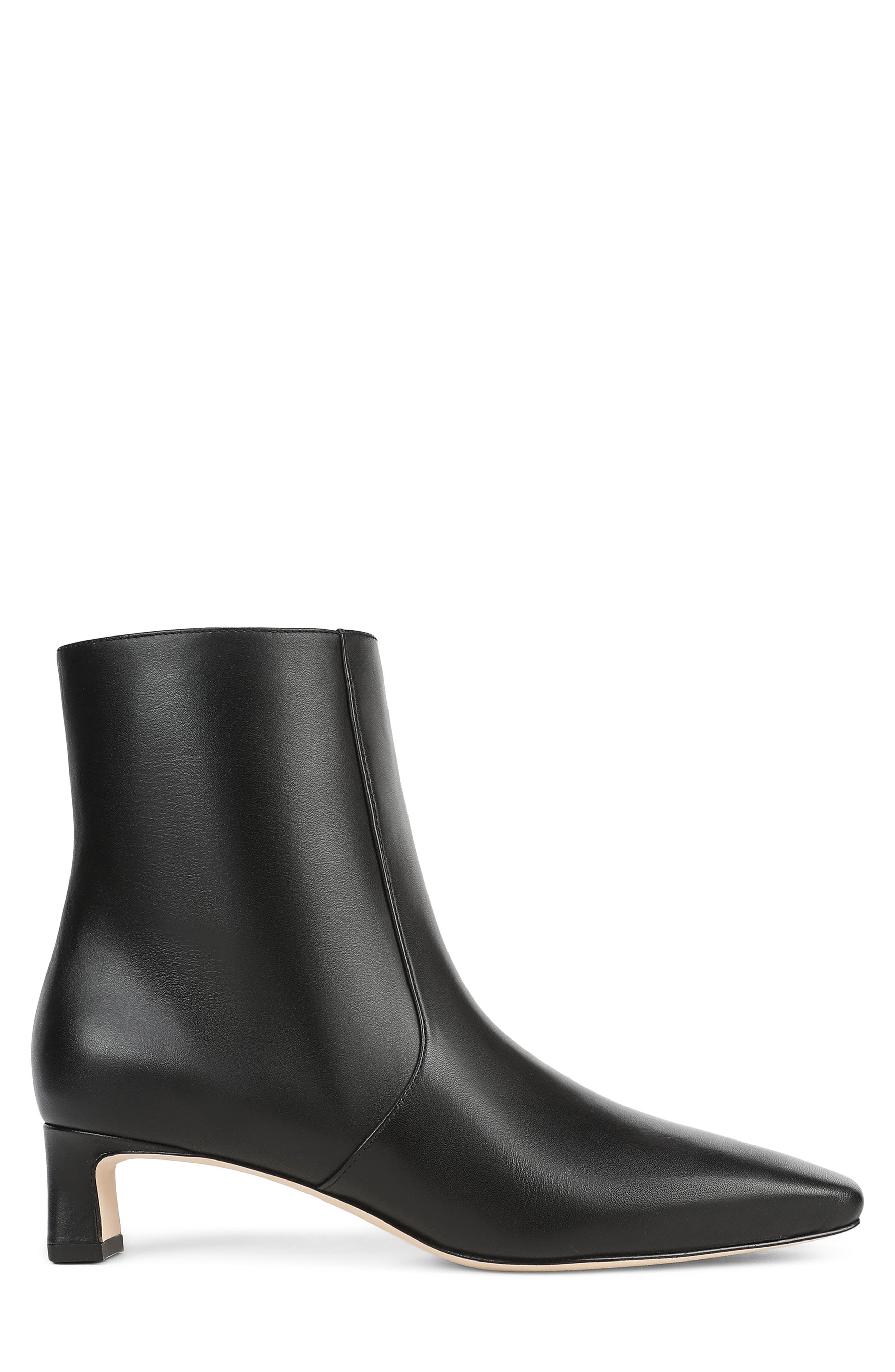 Hailey Bootie, Alternate, color, BLACK LEATHER