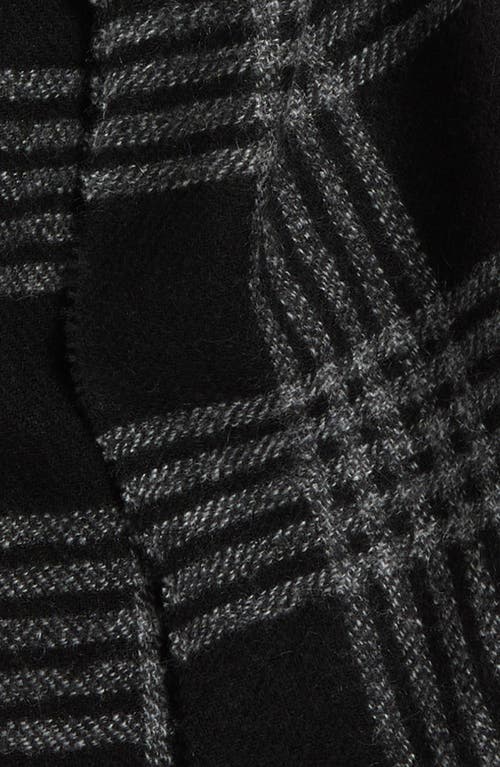Vince Plaid Cashmere Scarf