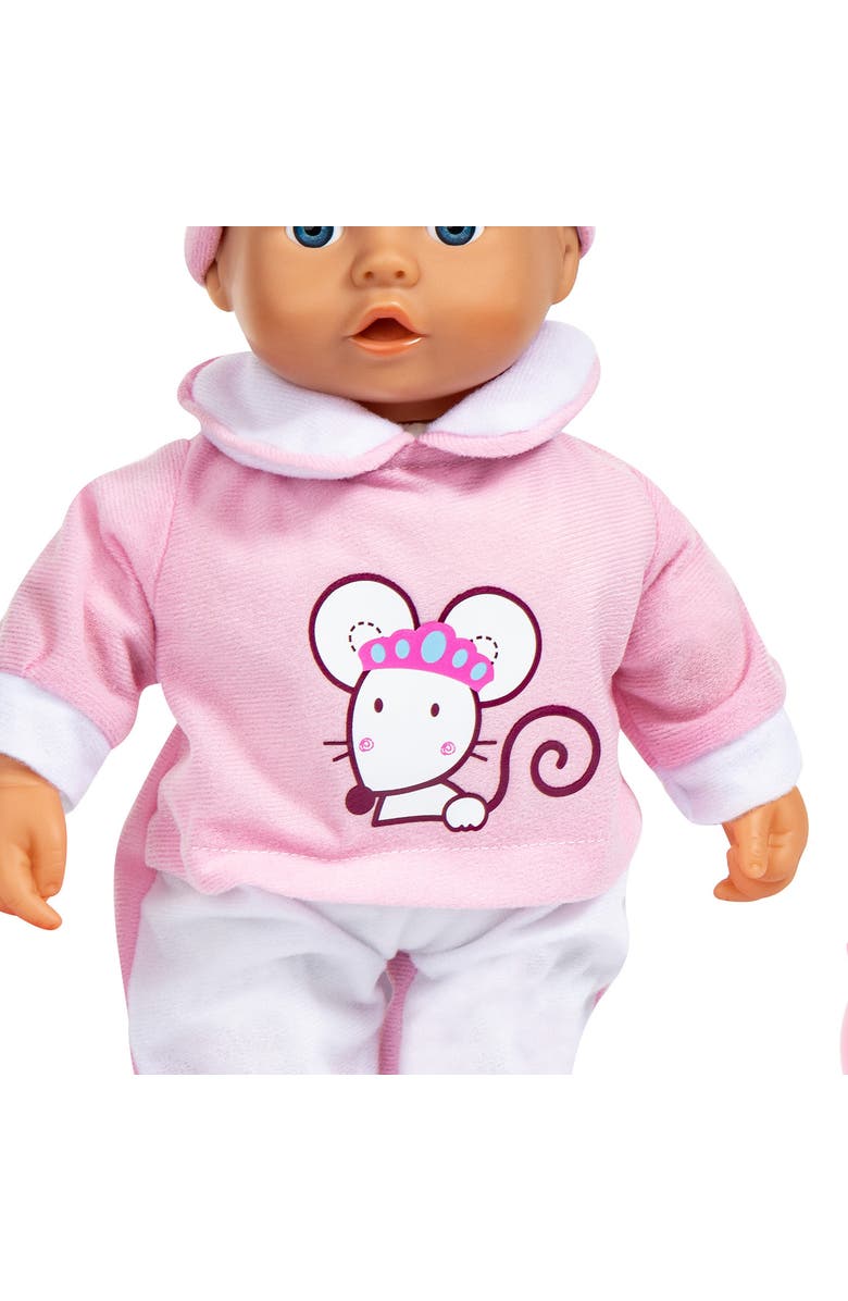 Bayer Design 14 Inch Interactive Baby Doll, Mouse, Alternate, color, Multicolored
