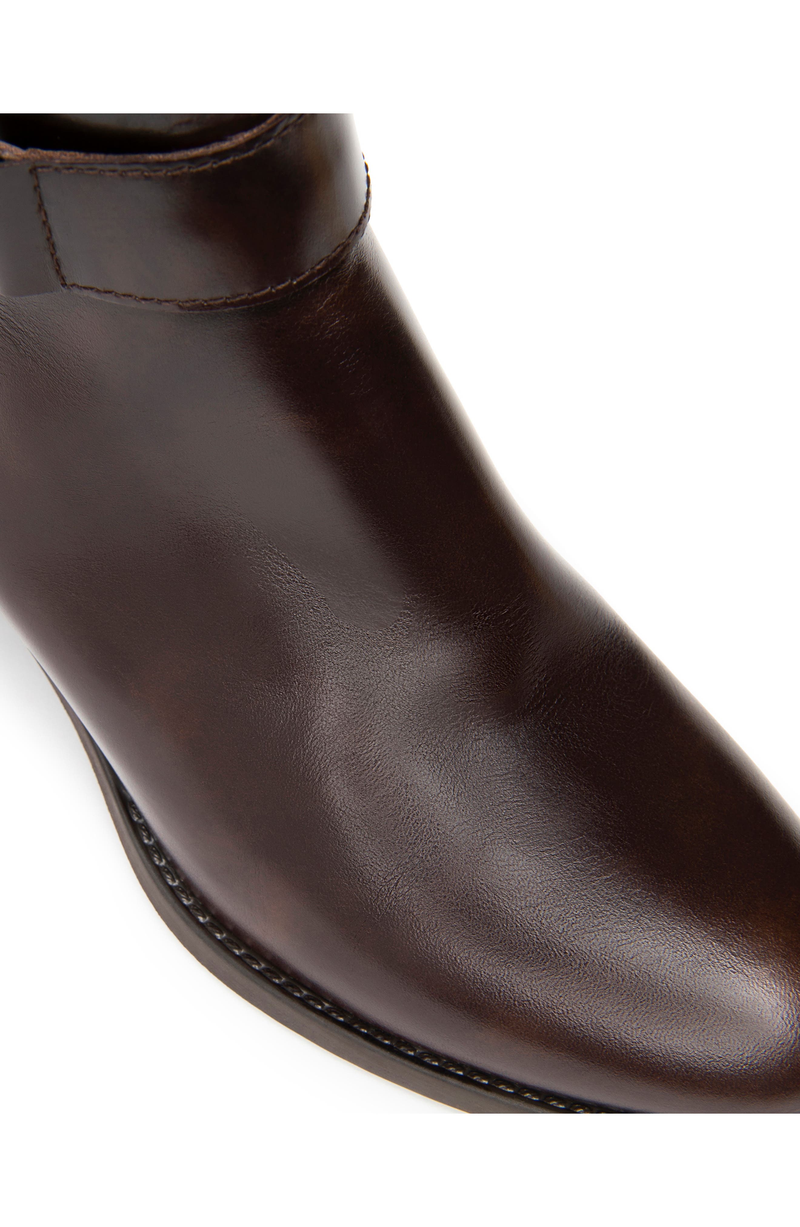 Tall Block Heel Boot, Alternate, color, BROWN