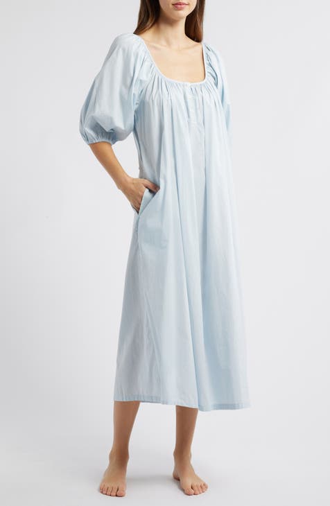 100 cotton nightgowns plus size best sale