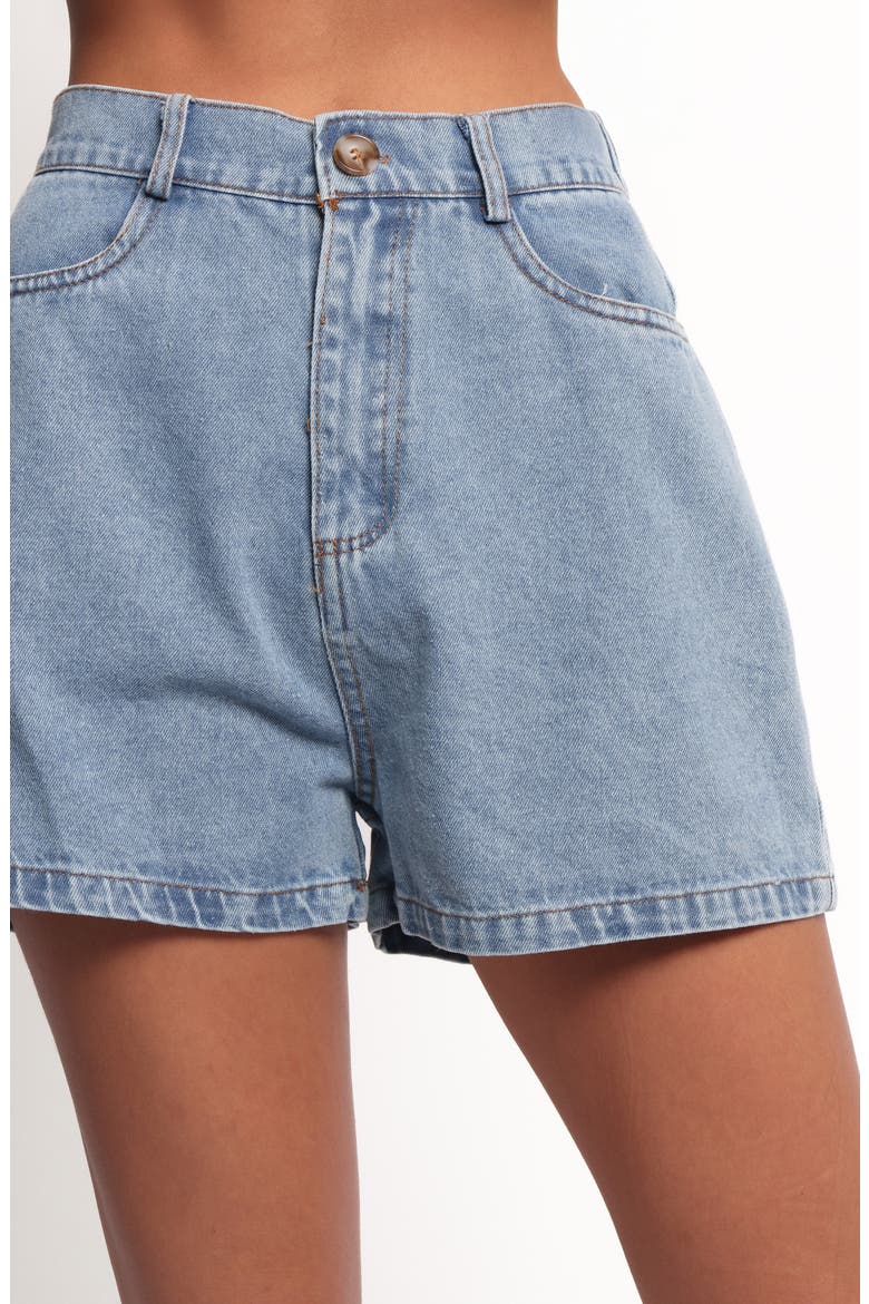 Almana Denim Vest & Shorts Set, Alternate, color, MEDIUM BLUE