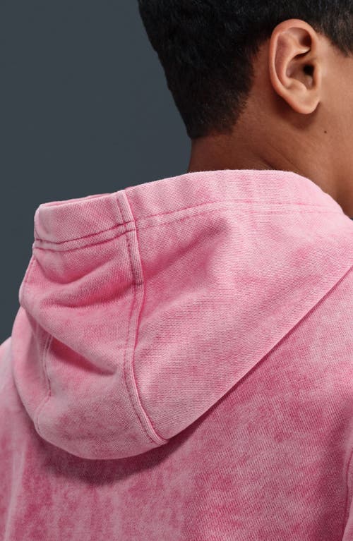 Nike Kids' Cotton Blend Fleece Hoodie In Gold