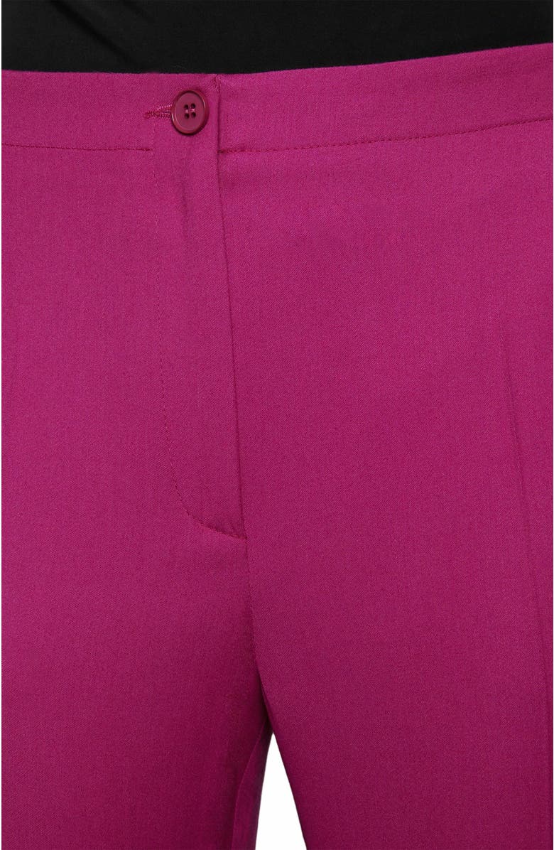Santorelli BETH Mid-Rise Flared Pants in Virgin Wool Stretch, Alternate, color, 