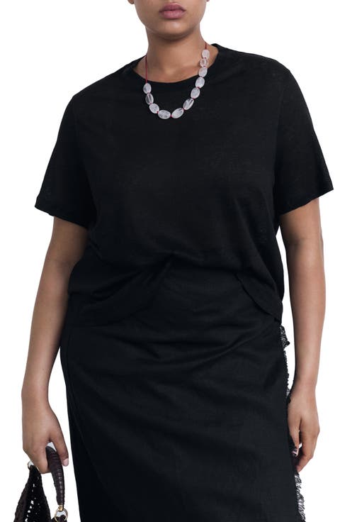 Slub Linen T-Shirt (Regular & Plus)