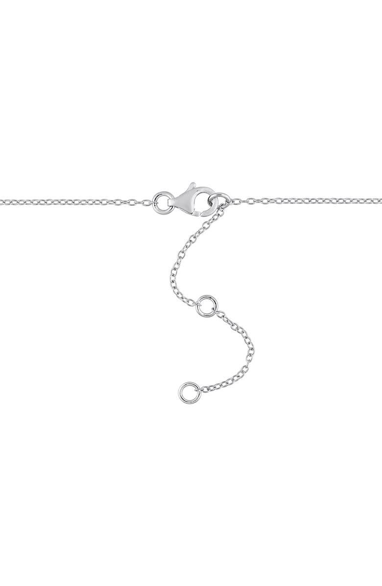 DELMAR Dew Lab Created Moissanite Station Necklace & Bracelet Set, Alternate, color, 