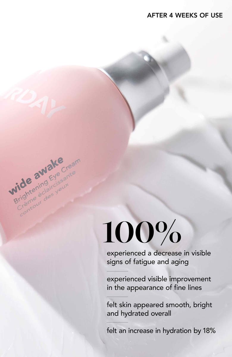 Saturday Skin Wide Awake Brightening Eye Cream, Alternate, color,