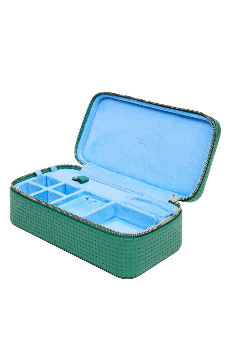 Rapport London Charlotte Jewelry Case, Alternate, color, Green