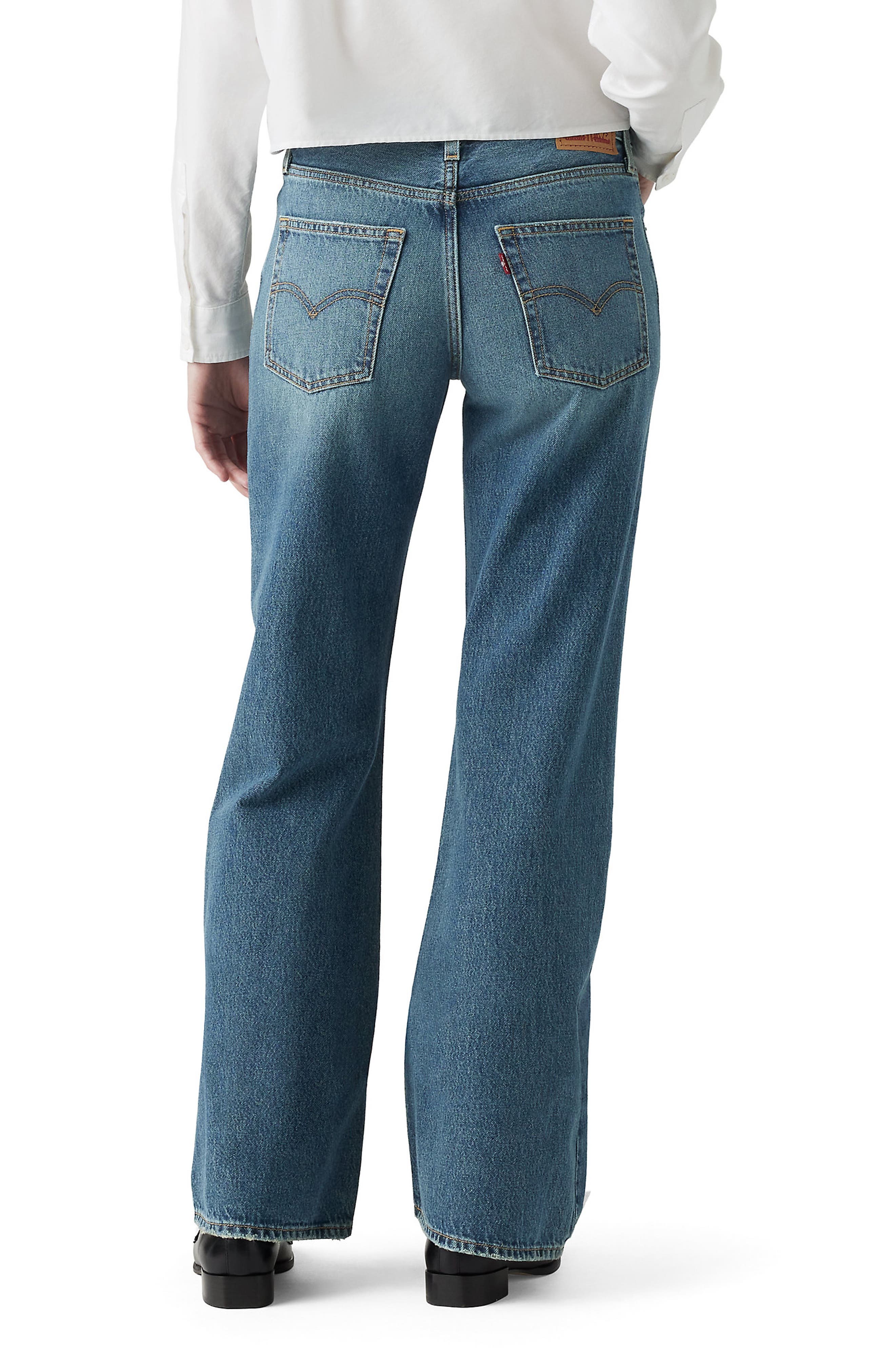 '94 Mid Rise Baggy Bootcut Jeans - image 2