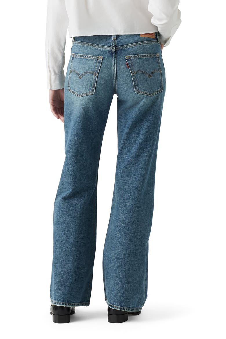 '94 Mid Rise Baggy Bootcut Jeans, Alternate, color, PARADISE FOUND