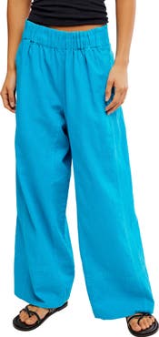Free People Day's End Linen & Cotton Pants