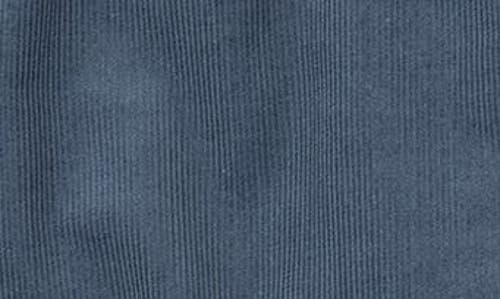 Angel Dear Cord Navy Ruffle Romper In Blue