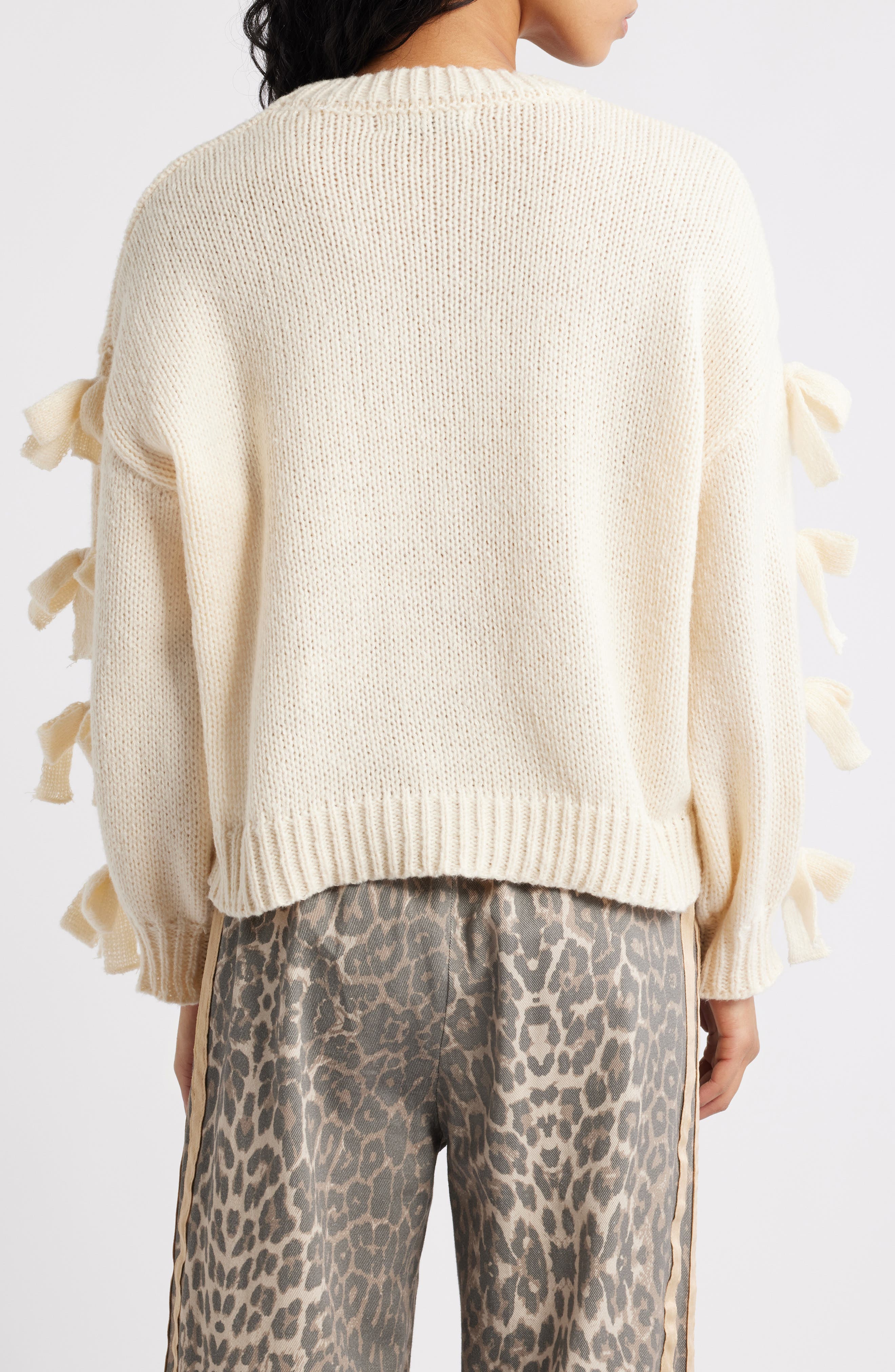 Lover Tie Sleeve Sweater - image 4