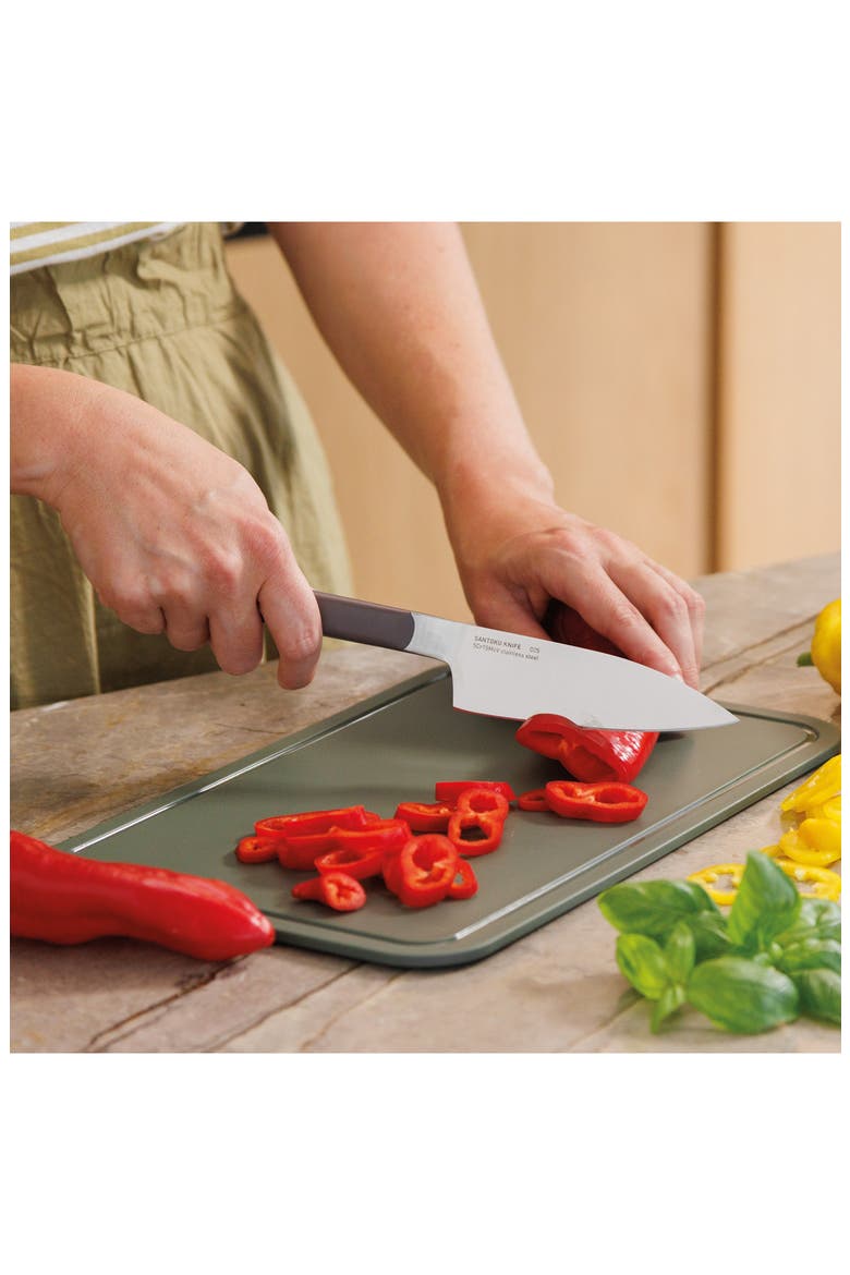 Elements 4.5-Inch Santoku Knife, Alternate, color, PURPLE