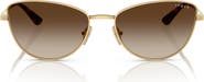 VOGUE 56mm Polarized Butterfly Sunglasses