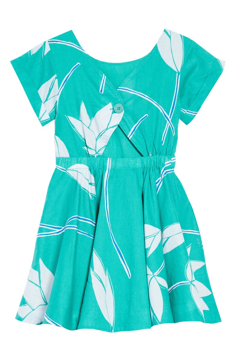 Tea Collection Cotton Skater Dress, Alternate, color, 