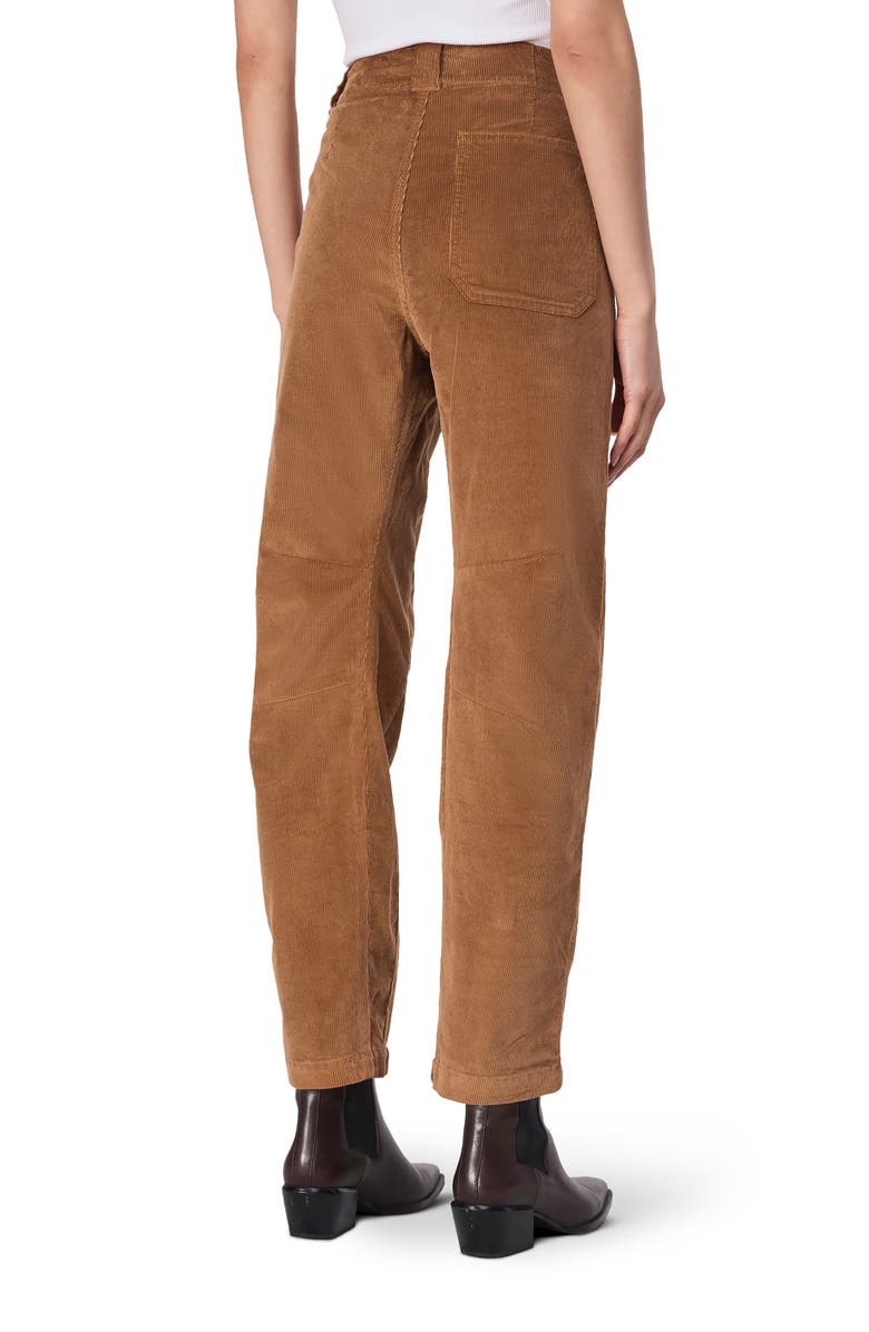 rag & bone Leyton Corduroy Straight Leg Pants, Alternate, color, Chestnut