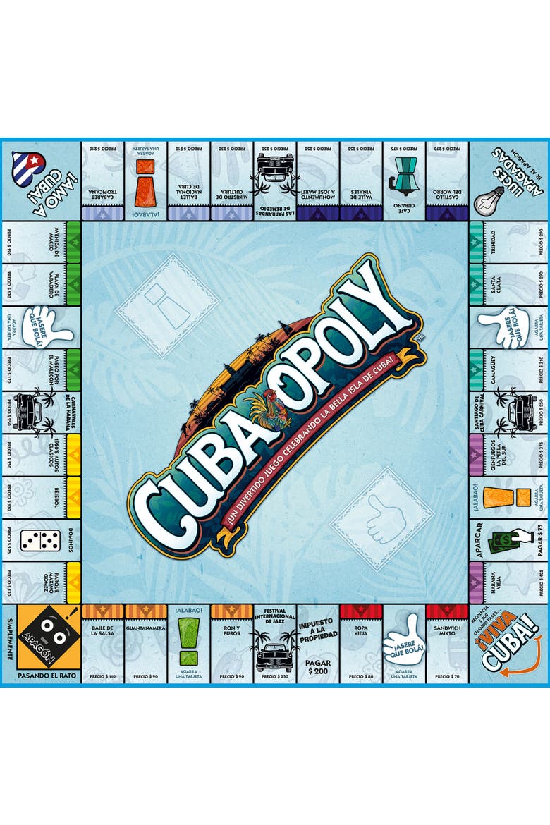 Cubaopoly Monopoly Board Game, Alternate, color, Multicolored