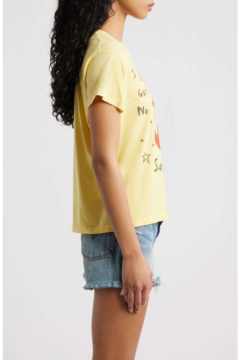 Rolling Stones Satisfaction Cotton Graphic T-Shirt, Alternate, color, POPPY YELLOW