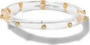 Alexis Bittar Lucite Crystal Studded Hinge Bangle