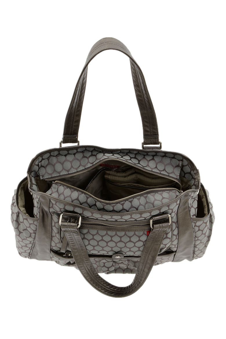 'Studio Tote' Diaper Bag, Alternate, color, PEWTER DOT