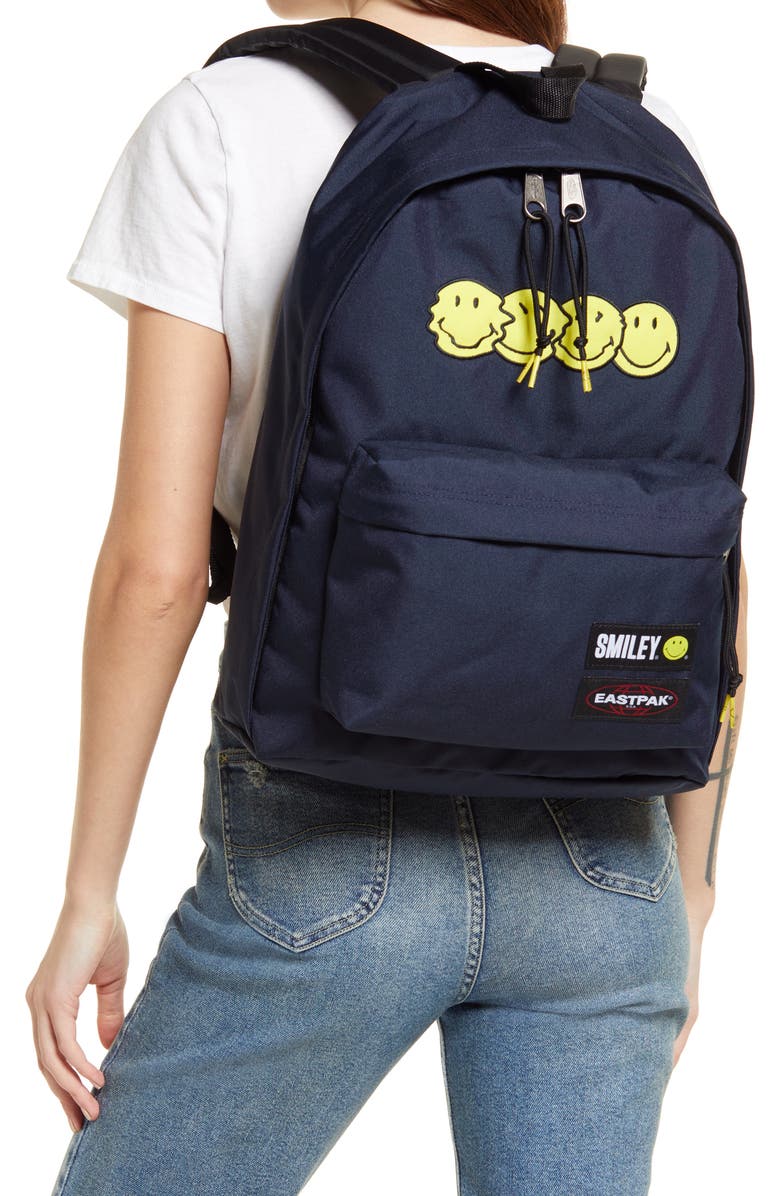 Eastpak Smiley<sup>®</sup> x Eastpak Out of Office Backpack, Alternate, color,