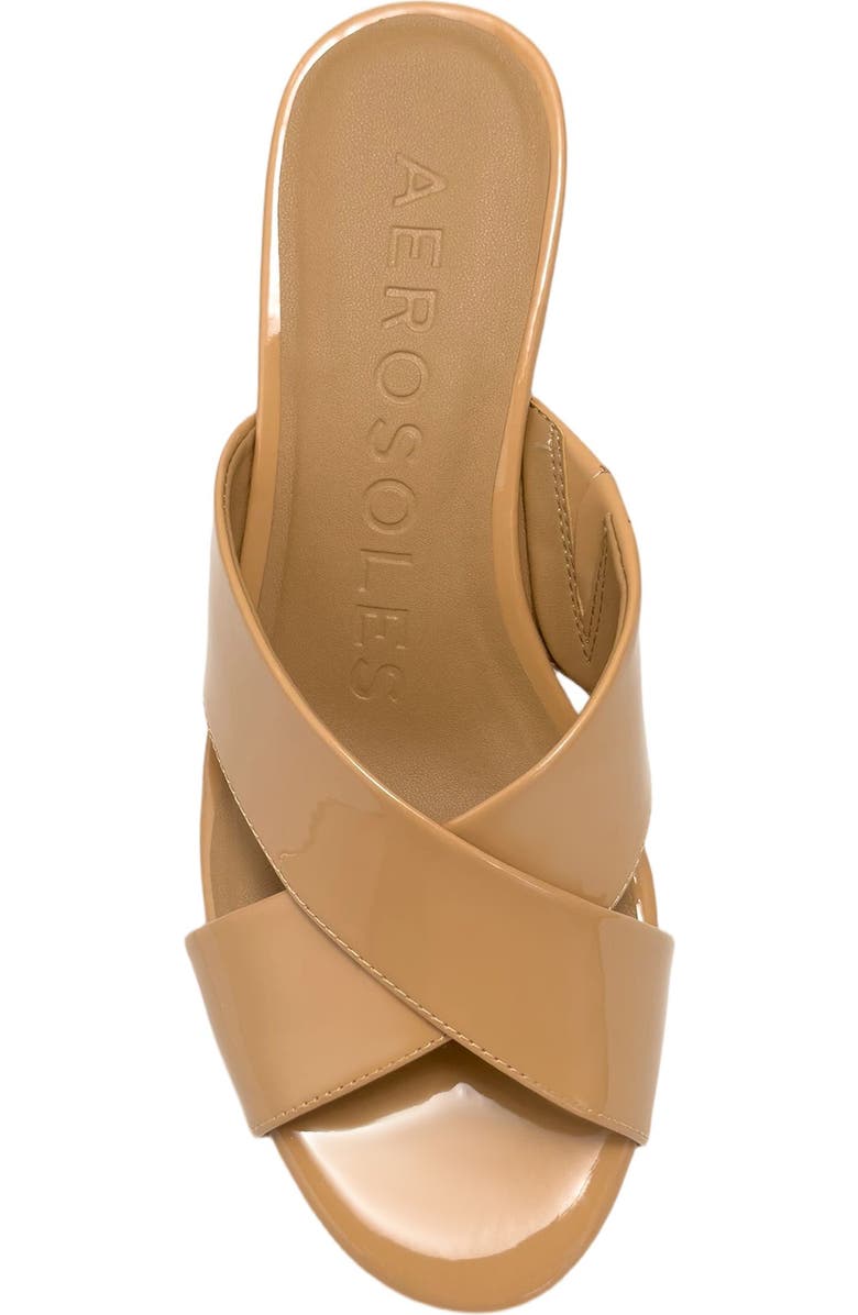 Aerosoles Cruis Platform Wedge Sandal, Alternate, color, Beige Bisque