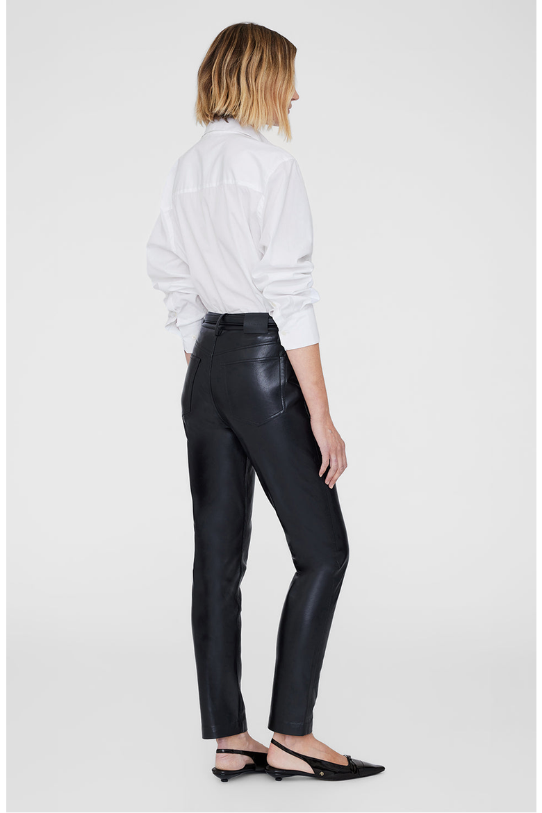 Bruno Pant Recycled Leather, Alternate, color, Black Recycled Leather