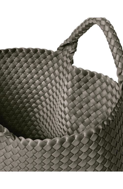 Naghedi St. Barths Medium Woven Tote Bag In Laurel
